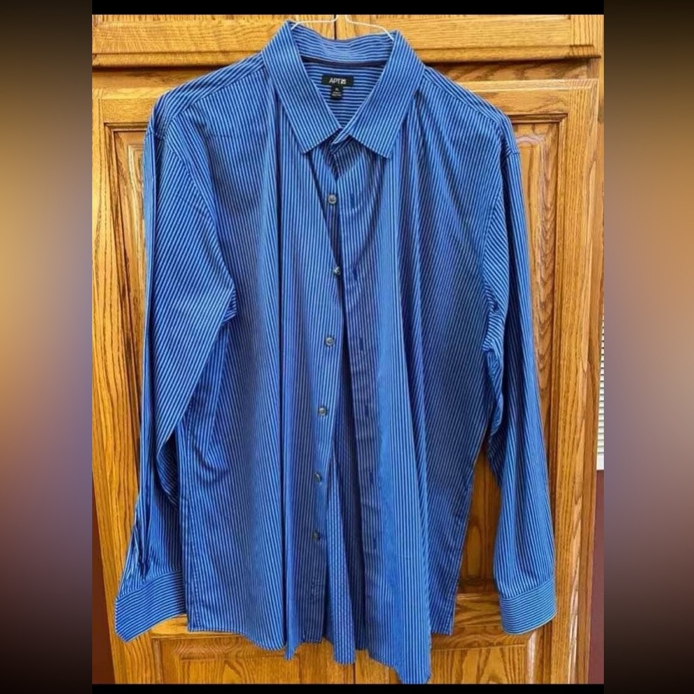 Men’s Apt. 9 Striped Dress Shirt, Size XL
